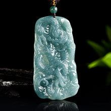 Natural Jade Pendant Dragon Jadeite Pendant