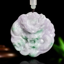 Natural Jade Pendant Dragon Jadeite Pendant