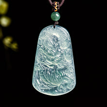 Natural Jade Pendant Dragon Jadeite Pendant