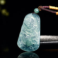 Natural Jade Pendant Dragon Jadeite Pendant