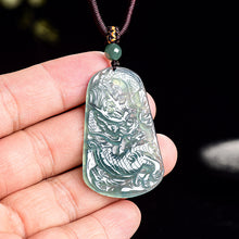 Natural Jade Pendant Dragon Jadeite Pendant