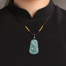 Natural Jade Pendant Dragon Jadeite Pendant