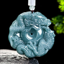 Natural Jade Pendant Dragon Jadeite Pendant