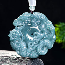 Natural Jade Pendant Dragon Jadeite Pendant