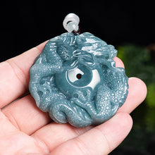 Natural Jade Pendant Dragon Jadeite Pendant