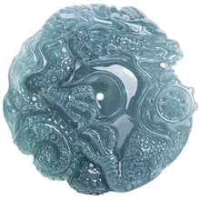 Natural Jade Pendant Dragon Jadeite Pendant