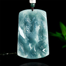 Natural Jade Pendant Dragon Jadeite Pendant