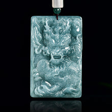 Natural Jade Pendant Dragon Jadeite Pendant