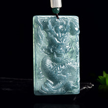 Natural Jade Pendant Dragon Jadeite Pendant