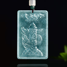 Natural Jade Pendant Dragon Jadeite Pendant