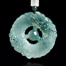 Natural Jade Pendant Dragon Jadeite Pendant