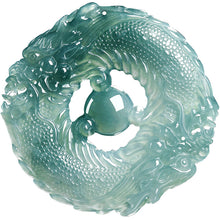 Natural Jade Pendant Dragon Jadeite Pendant