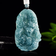 Natural Jade Pendant Dragon Jadeite Pendant