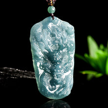 Natural Jade Pendant Dragon Jadeite Pendant