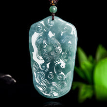 Natural Jade Pendant Dragon Jadeite Pendant