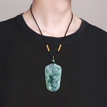 Natural Jade Pendant Dragon Jadeite Pendant
