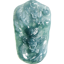 Natural Jade Pendant Dragon Jadeite Pendant