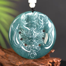 Natural Jade Pendant Dragon Jadeite Pendant