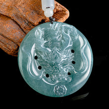 Natural Jade Pendant Dragon Jadeite Pendant
