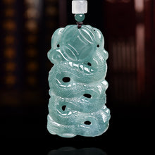 Natural Jade Pendant Dragon Jadeite Pendant