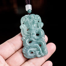 Natural Jade Pendant Dragon Jadeite Pendant