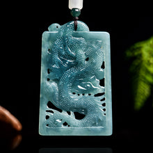 Natural Jade Pendant Dragon Jadeite Pendant