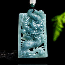 Natural Jade Pendant Dragon Jadeite Pendant