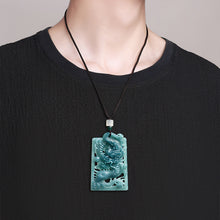 Natural Jade Pendant Dragon Jadeite Pendant