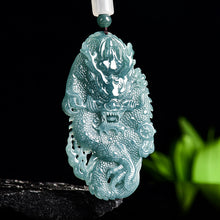 Natural Jade Pendant Dragon Jadeite Pendant
