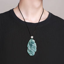 Natural Jade Pendant Dragon Jadeite Pendant