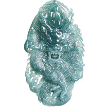 Natural Jade Pendant Dragon Jadeite Pendant