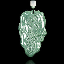 Natural Jade Pendant Dragon Jadeite Pendant