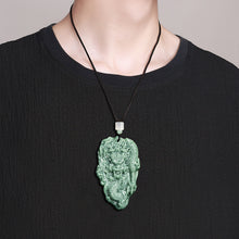 Natural Jade Pendant Dragon Jadeite Pendant