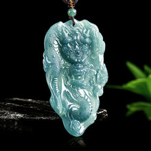 Natural Jade Pendant Dragon Jadeite Pendant