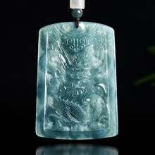Natural Jade Pendant Dragon Jadeite Pendant