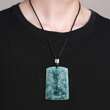 Natural Jade Pendant Dragon Jadeite Pendant
