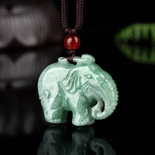 Natural Jade Pendant Elephant Jadeite Pendant