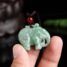 Natural Jade Pendant Elephant Jadeite Pendant