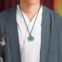 Natural Jade Pendant Elephant Jadeite Pendant