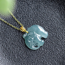 Natural Jade Pendant Elephant Jadeite Pendant