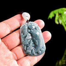 Natural Jade Pendant Fish Jadeite Pendant