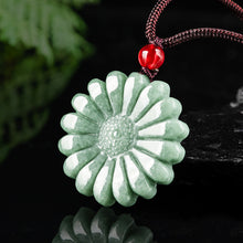 Natural Jade Pendant Flower Jadeite Pendant