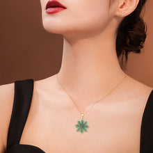 Natural Jade Pendant Flower Jadeite Pendant