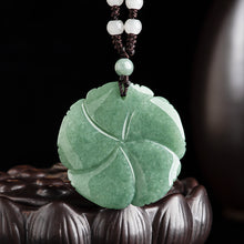 Natural Jade Pendant Flower Jadeite Pendant