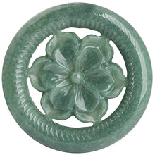 Natural Jade Pendant Flower Jadeite Pendant