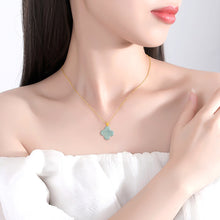 Natural Jade Pendant Flower Jadeite Pendant