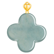 Natural Jade Pendant Flower Jadeite Pendant
