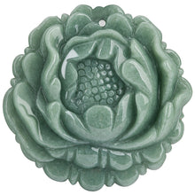 Natural Jade Pendant Flower Jadeite Pendant
