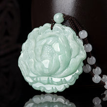 Natural Jade Pendant Flower Jadeite Pendant