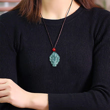 Natural Jade Pendant Fox Jadeite Pendant